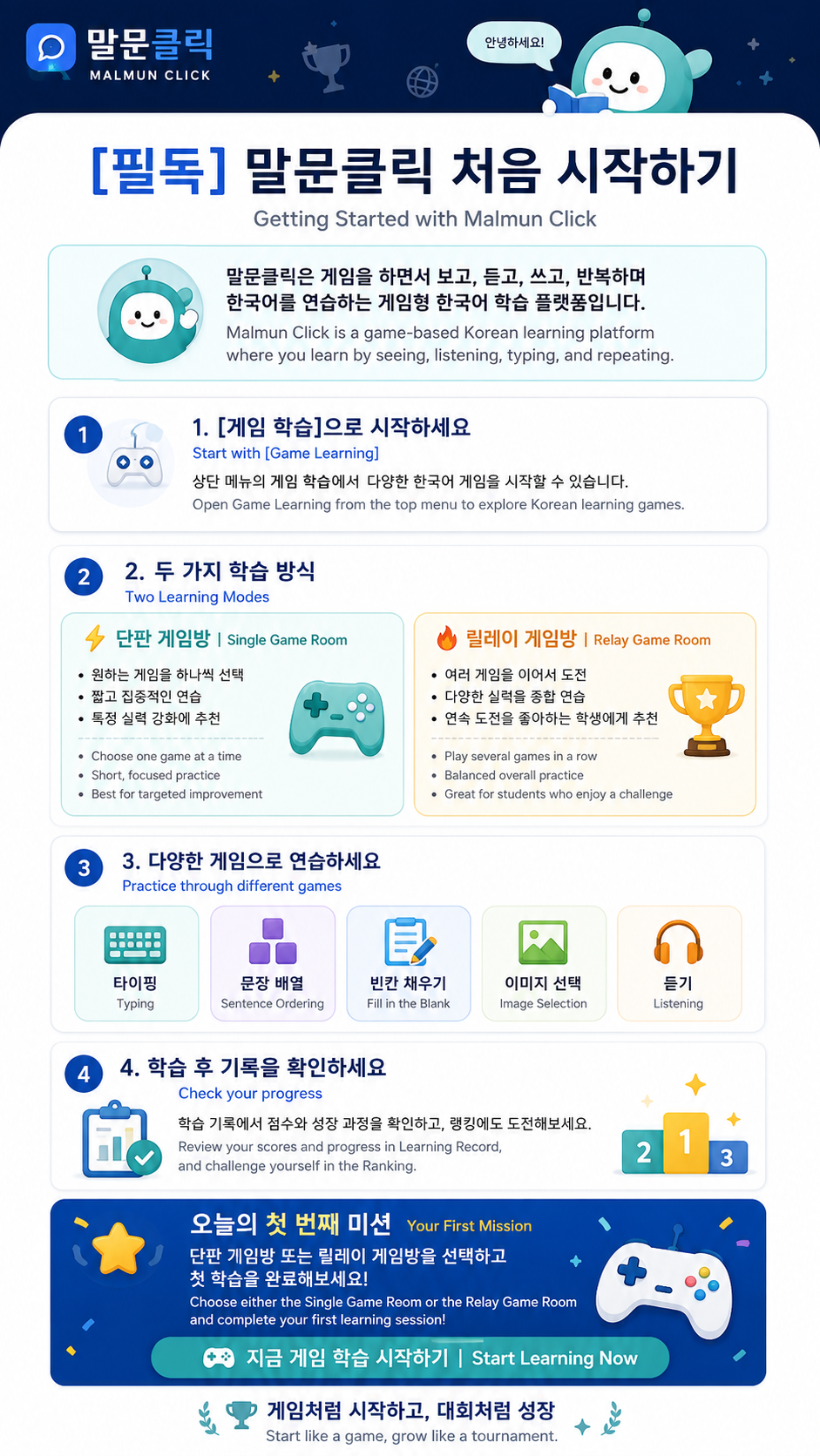 [필독] 말문클릭 처음 시작하기 Getting Started with Malmun Click